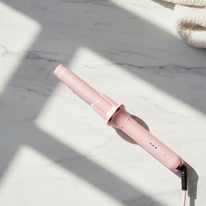 Auto Rotating Curling Wand-Huggleo-