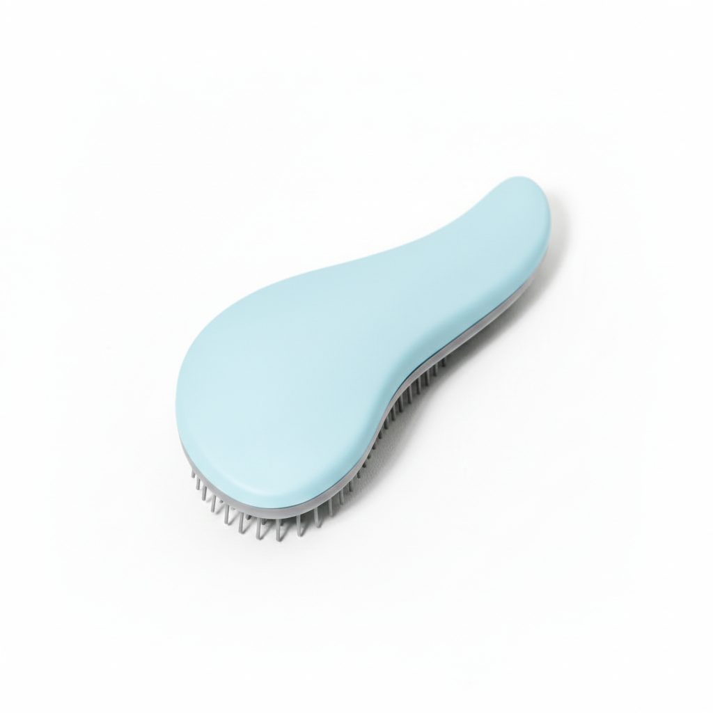 Smooth Detangling Hair Brush-Huggleo-Blue-