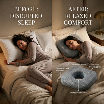Cloud Ear Sleep Pillow-Huggleo-