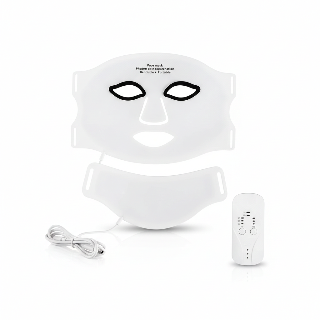 Lumi LED Face Mask-Huggleo-White-