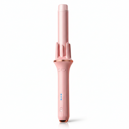 Auto Rotating Curling Wand-Huggleo-Pink-