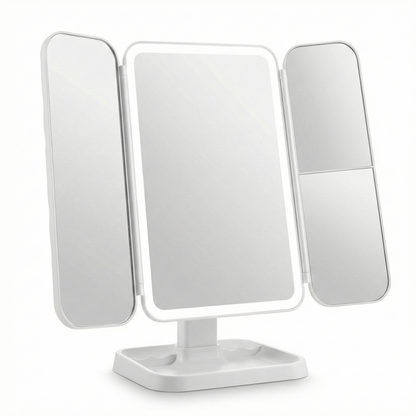Glow Tri Fold Mirror-Huggleo-