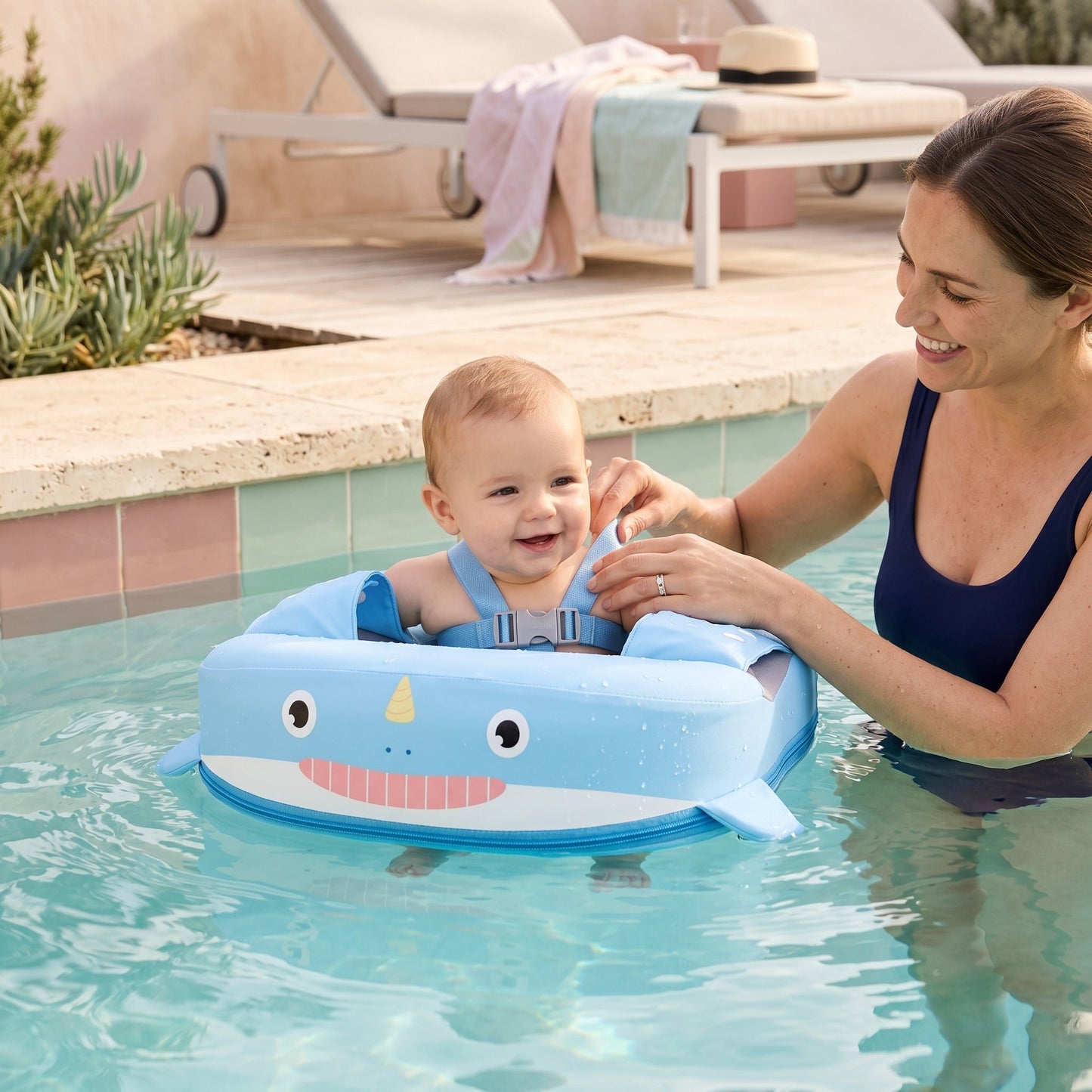 Wave Baby Pool Float