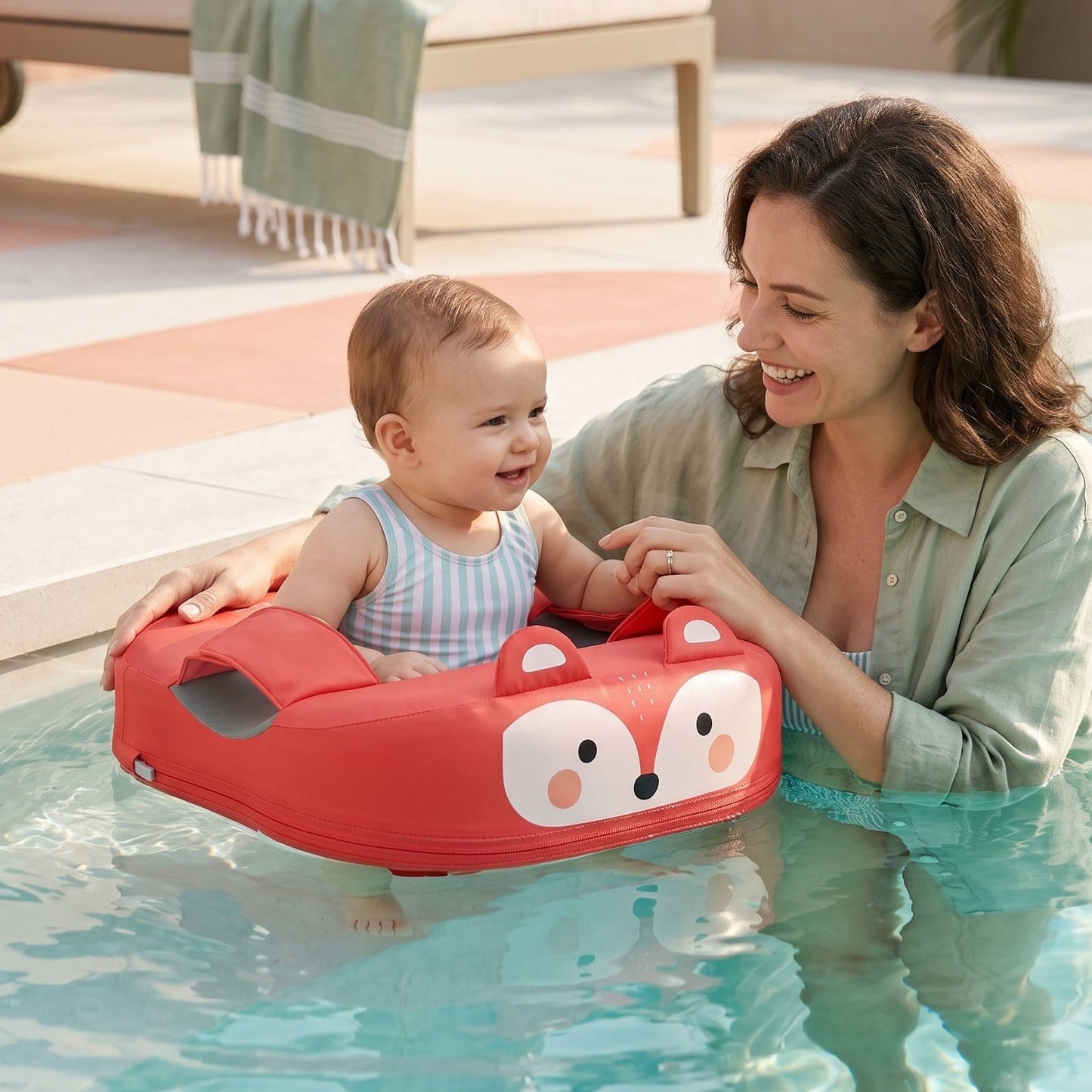 Wave Baby Pool Float