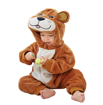 Cub Fleece Baby Onesie