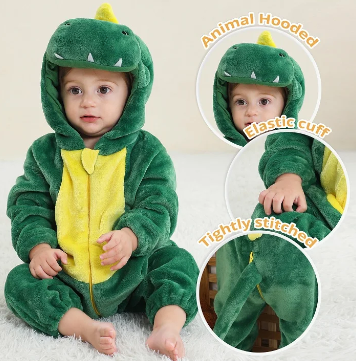 Cub Fleece Baby Onesie