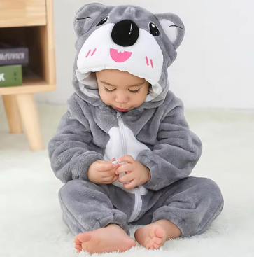 Cub Fleece Baby Onesie