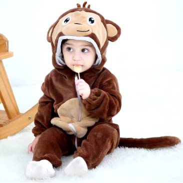 Cub Fleece Baby Onesie