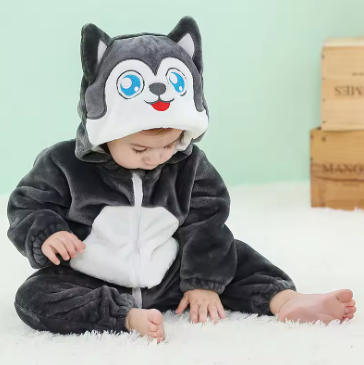 Cub Fleece Baby Onesie