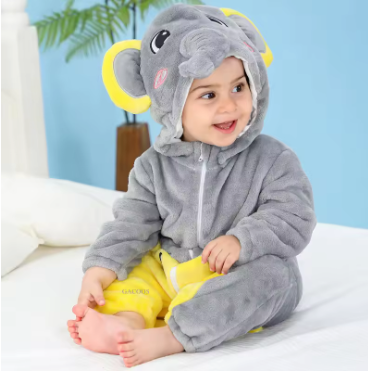 Cub Fleece Baby Onesie