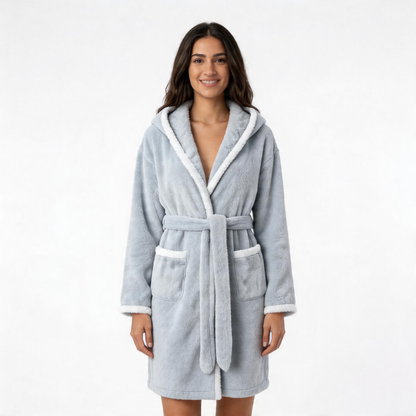 Hush Plush Nursing Robe-Huggleo-S-Blue