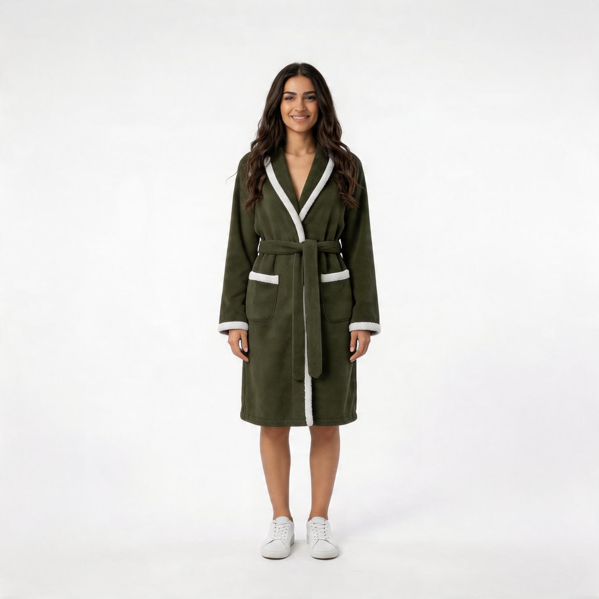 Hush Plush Nursing Robe-Huggleo-S-Green