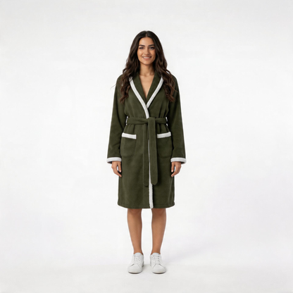 Hush Plush Nursing Robe-Huggleo-S-Green