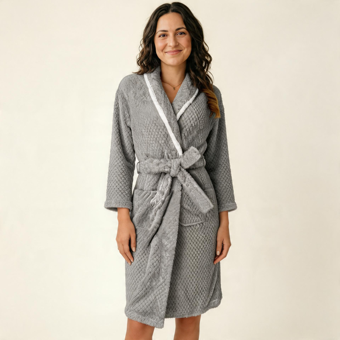 Cozy Plush Robe-Huggleo-S-