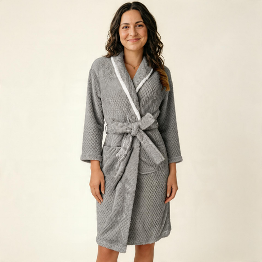 Cozy Plush Robe-Huggleo-S-