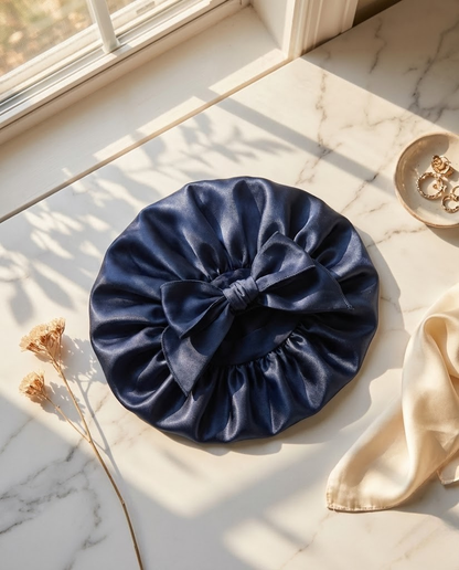 Lullaby Silk Sleep Bonnet-Huggleo-