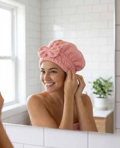 Luna Microfiber Hair Wrap-Huggleo-