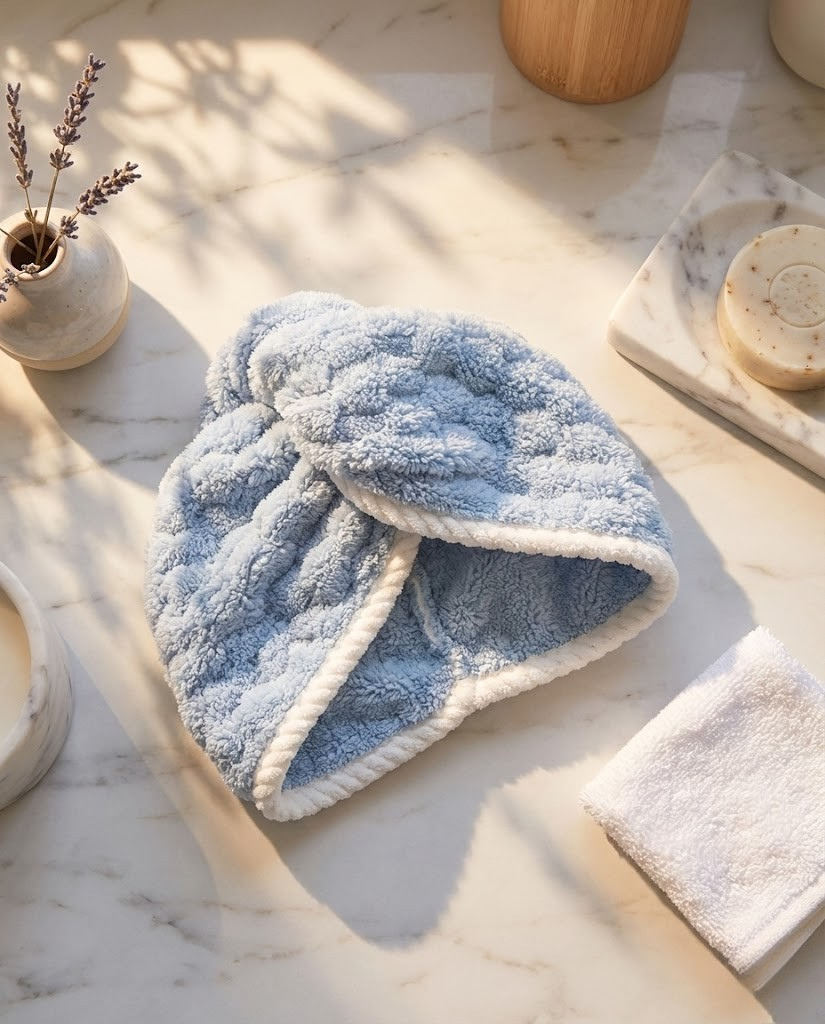 Cloud Hair Towel Wrap-Huggleo-