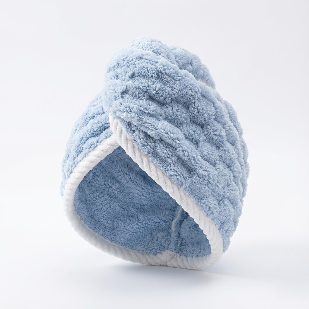 Cloud Hair Towel Wrap-Huggleo-Sky Blue-