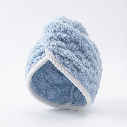 Cloud Hair Towel Wrap-Huggleo-Sky Blue-