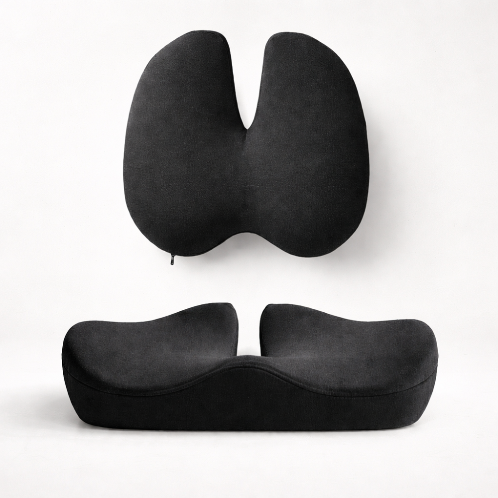 Cloud Seat Cushion Set-Huggleo-Black-