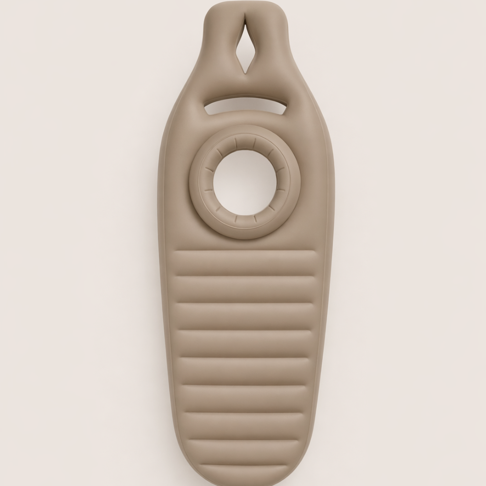 Nest Inflatable Body Pillow-Huggleo-Brown-