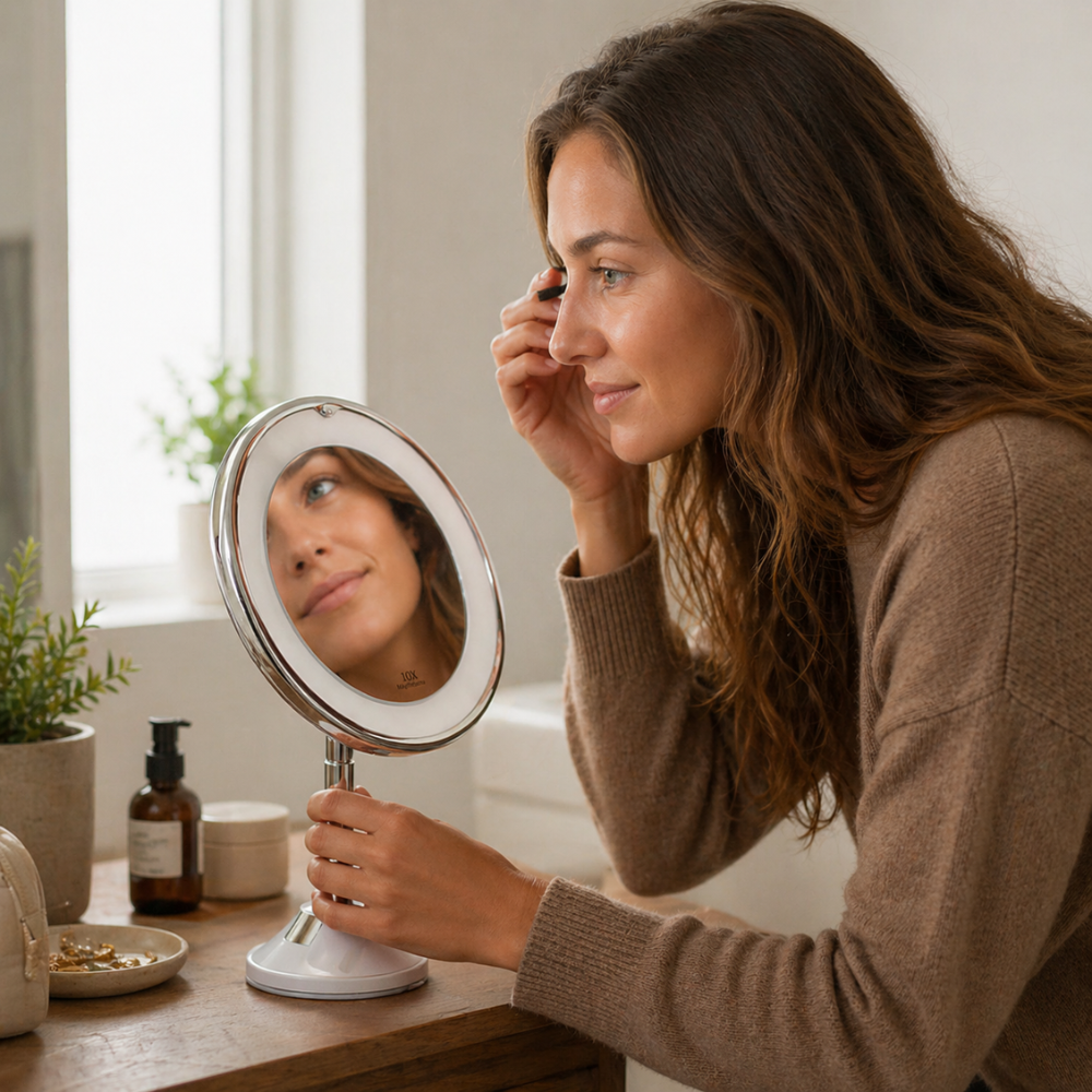 Glow Vanity Mirror-Huggleo-