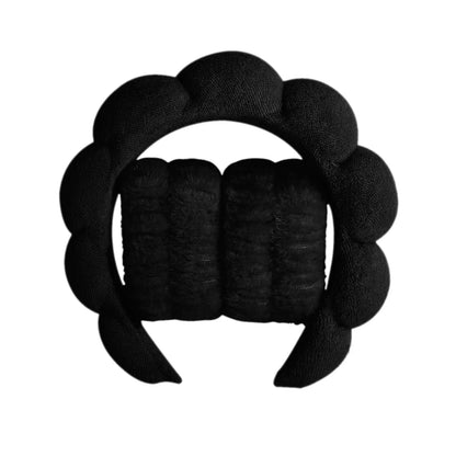 Cloud Makeup Headband-Huggleo-Onyx-