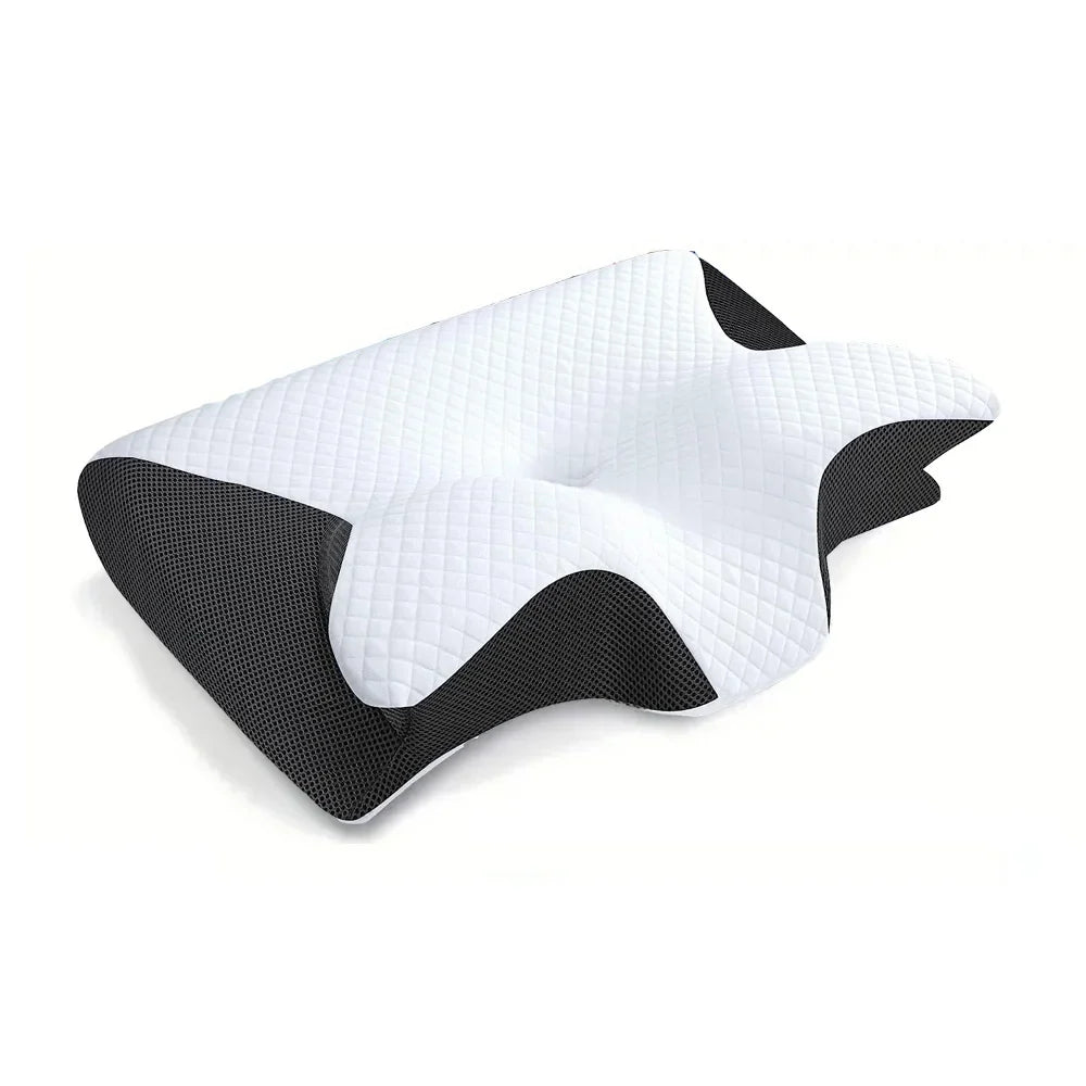 Calm Cervical Pillow-Huggleo-Black-