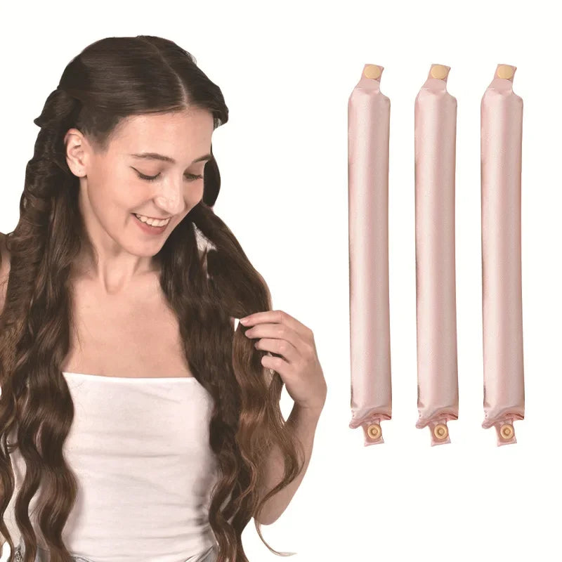 Velvet Heatless Curl Set-Huggleo-Soft Rose-2 Pack