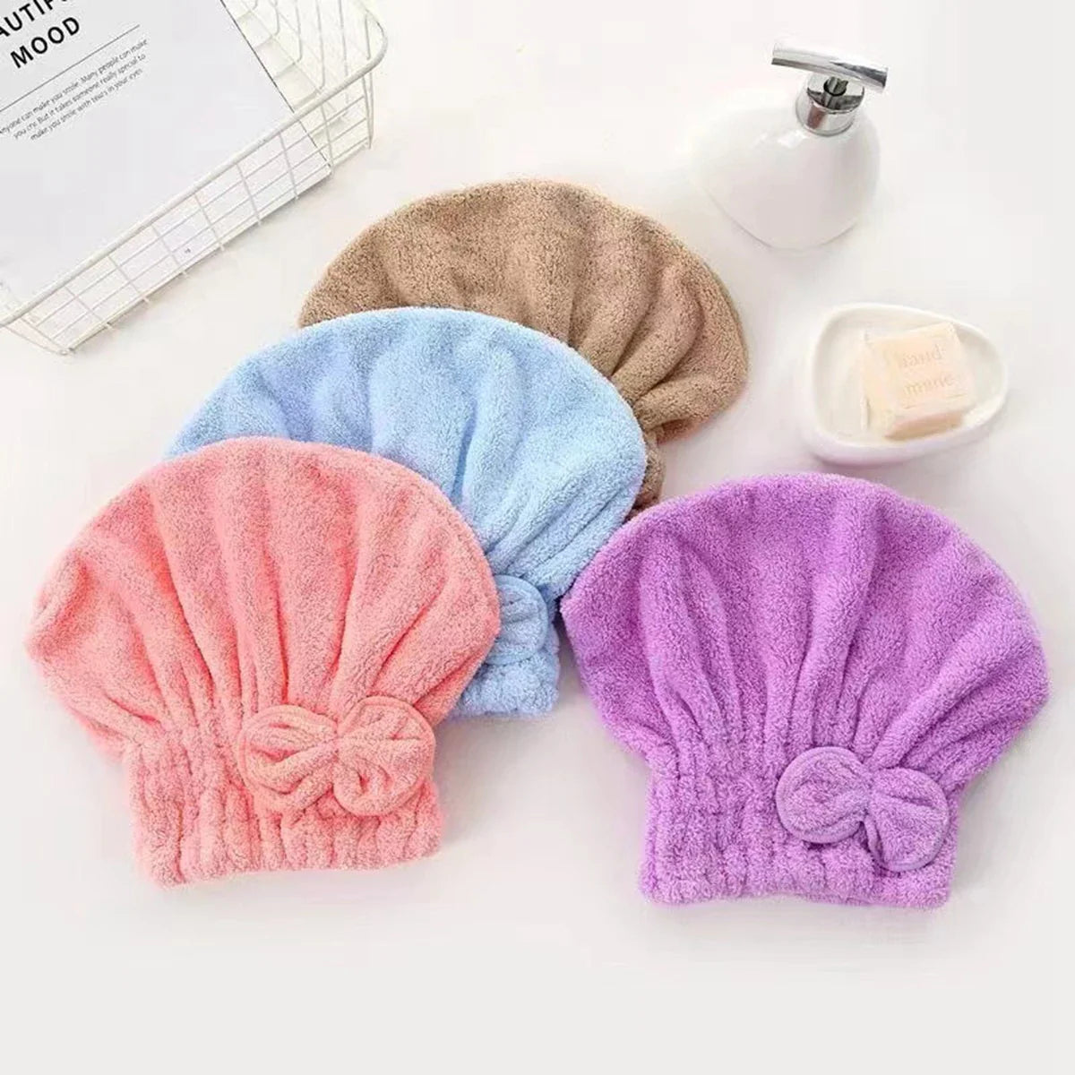 Luna Microfiber Hair Wrap-Huggleo-