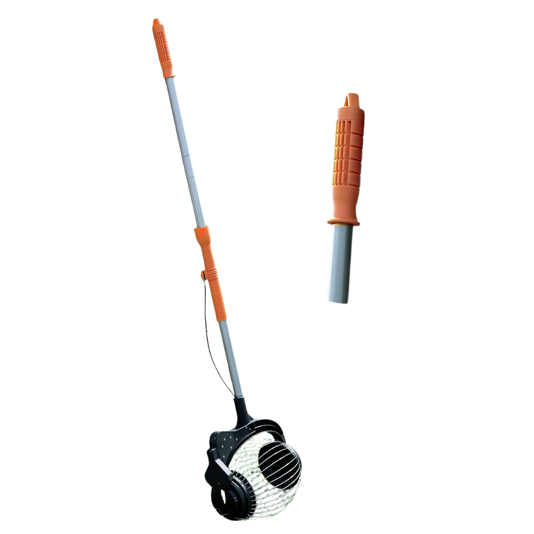 Acorn and Walnut Picker Roller 1.8 Gallon Nut Gatherer with Handle