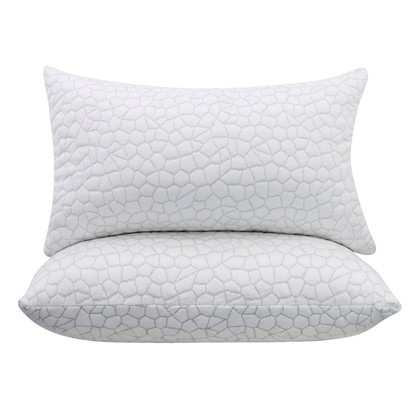 Adjustable Cooling Gel Memory Foam Bed Pillows with Washable Cover