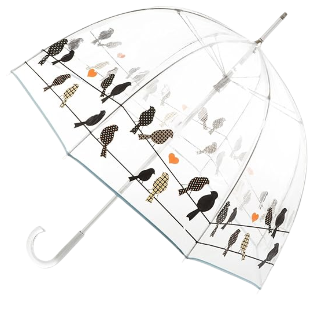 Adult Bubble Umbrella with Clear Dome Canopy for Outdoor Rain Use