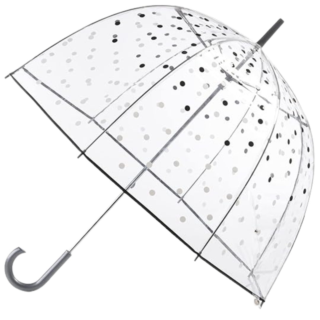 Adult Bubble Umbrella with Clear Dome Canopy for Outdoor Rain Use