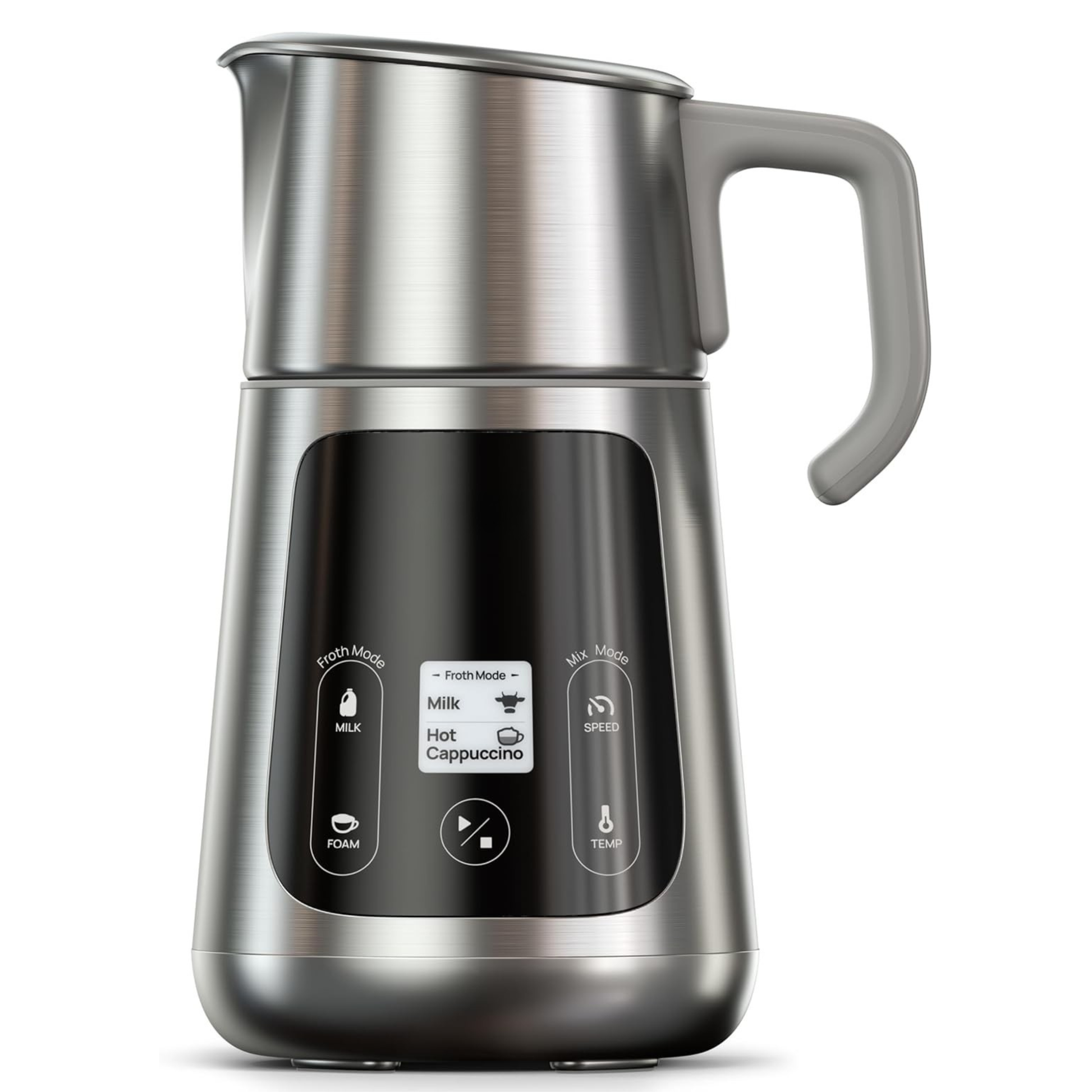 Advanced Electric Milk Frother with Frothing Tech & Fine Microfoam