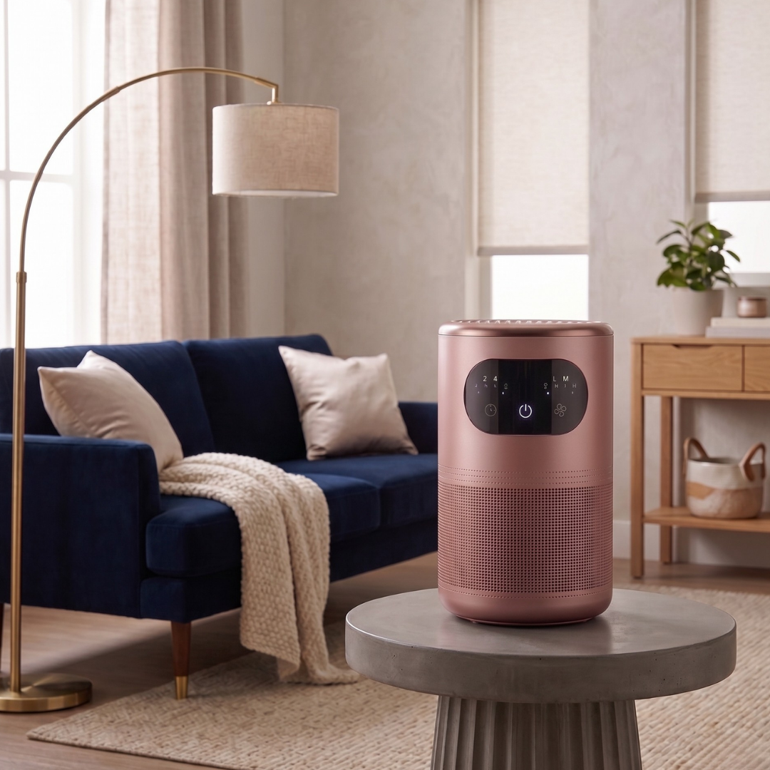 Air Purifier 1076 ft² Room Coverage with Timer and Speed Control