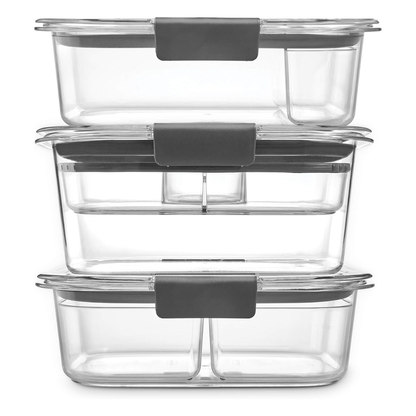 Airtight Food Containers with Lids for Meal Prep and Storage