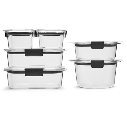 Airtight Food Containers with Lids for Meal Prep and Storage
