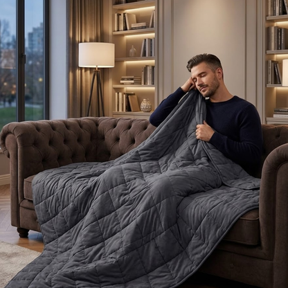 All Season Adult Cooling Blanket with Microfiber and Glass Beads