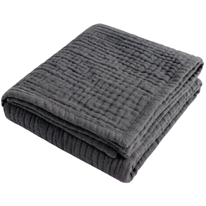 All Season Breathable Muslin Cotton Blanket for Sofa Bed and Travel