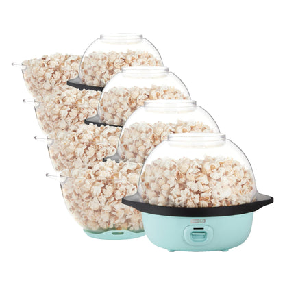 Automatic Stirring Popcorn Maker with Butter Tray and Serving Bowl