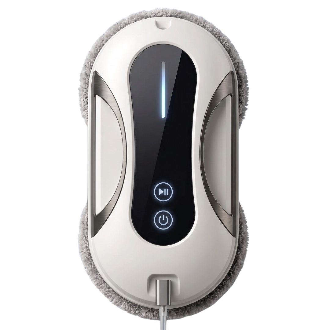 Automatic Window Cleaner Robot 3000Pa Dual Spray and Remote Control