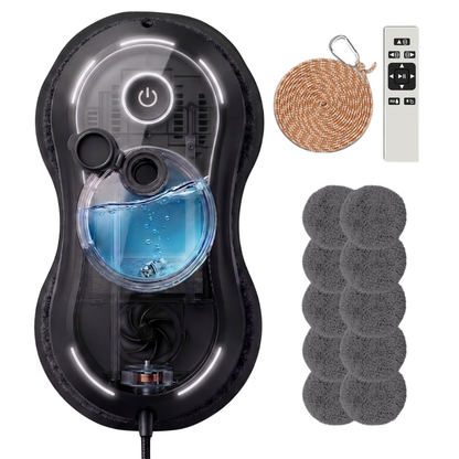 Automatic Window Cleaning Robot 5600Pa with Spray and Remote