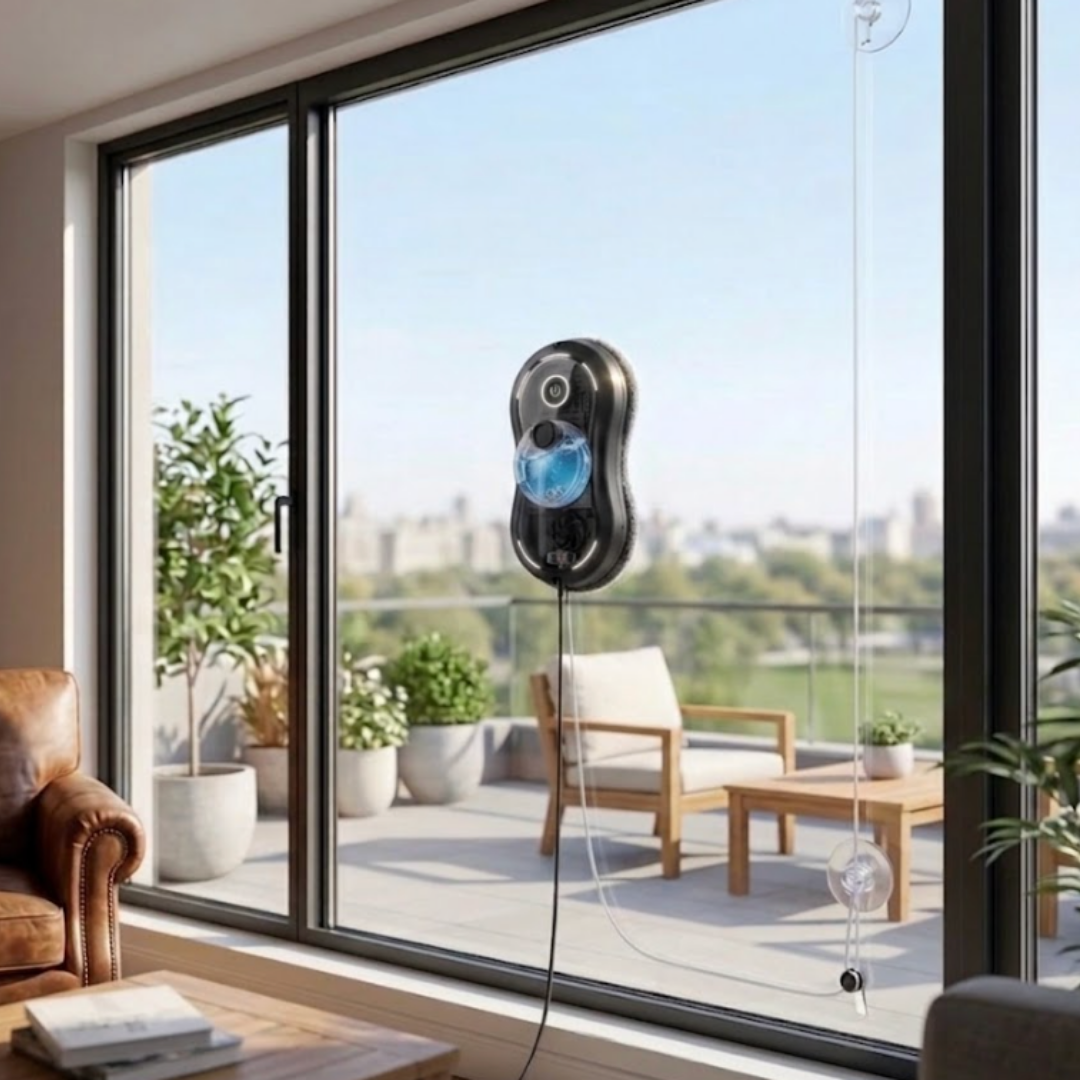Automatic Window Cleaning Robot 5600Pa with Spray and Remote