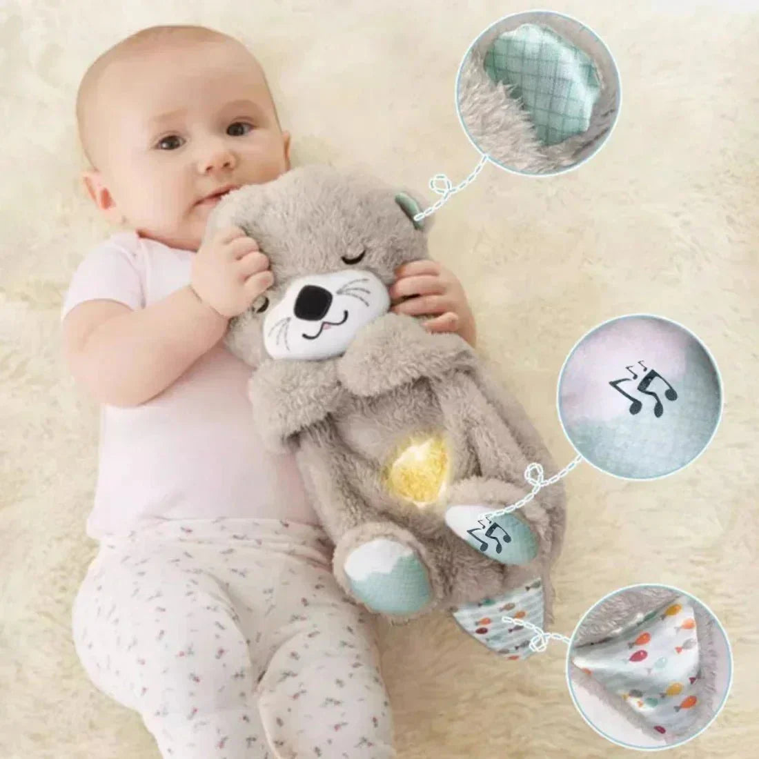 Hush Breathing Otter Plush