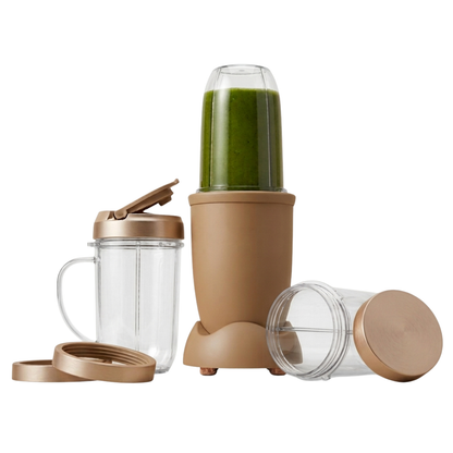 Blender Set for Smoothies, Shakes, Sauces with 3 Cups, Food Processor