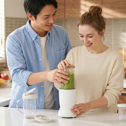 Blender Set for Smoothies, Shakes, Sauces with 3 Cups, Food Processor