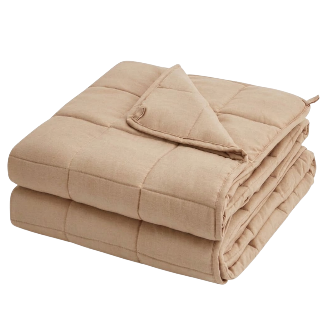 Breathable Cooling Woven Fabric Blanket with Glass Beads Fill