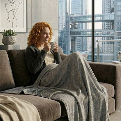 Breathable Double-Sided Fabric Ultra Cooling Blanket for Adults